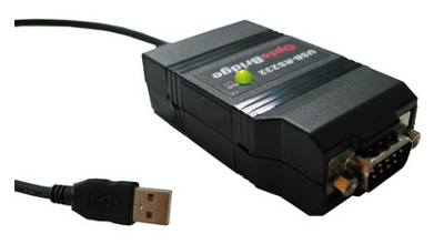 Convertisseur USB 2.0, A mâle vers Série DB9 mâle, avec séparation galvanique, Rotronic