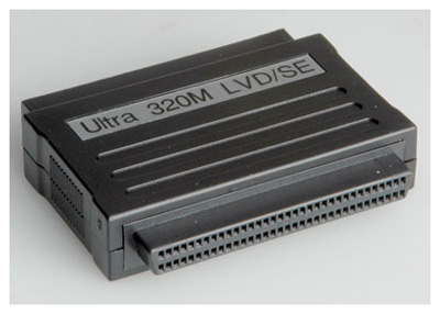 Terminateur SCSI interne, micro DB68 mâle / micro DB68 femelle, actif, pass through, Roline