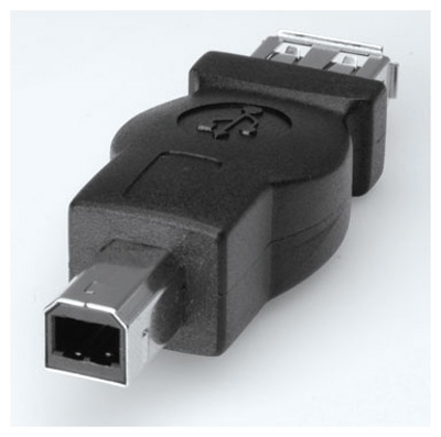 Adaptateur USB 2.0 type A femelle / B mâle