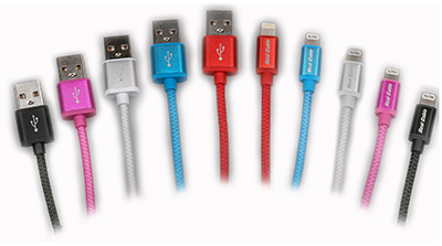 Câble USB 2.0 A / Lightning de transfert pour iPhone, iPad, gamme iPlug, Real Cable